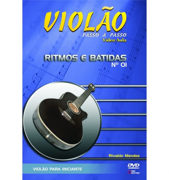 Cod 12167)DVD VIOLÃO PASSO A PASSO-Ritmos e Batidas