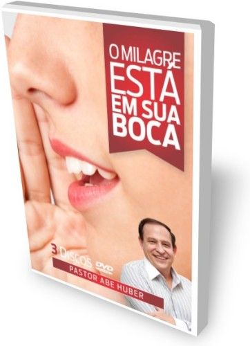 (Cod 13096)DVD PR. ABE HUBER-O milagre esta em sua boca